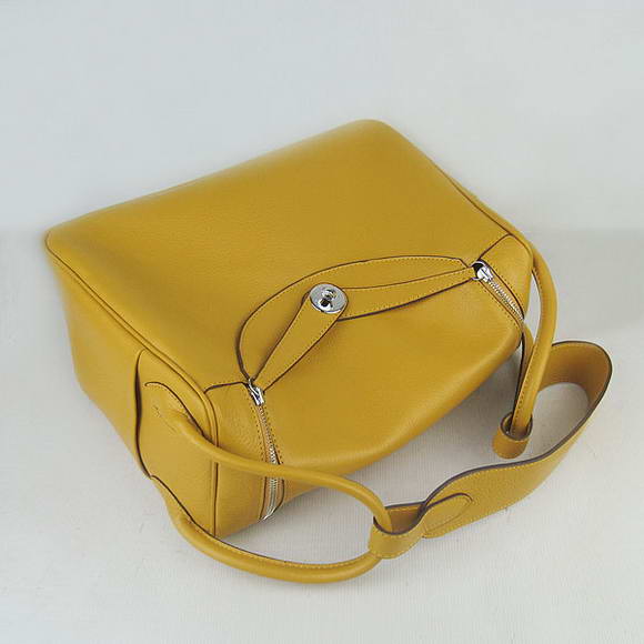 High Quality Replica Hermes Lindy 26CM Shoulder Bag Yellow